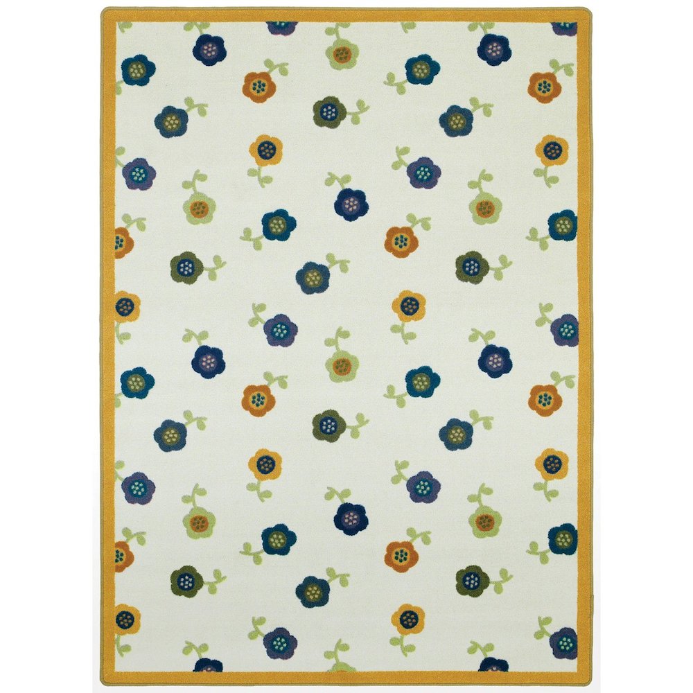 Kid Essentials Awesome Blossom 5'4" x 7'8" Area Rug in Color Bold