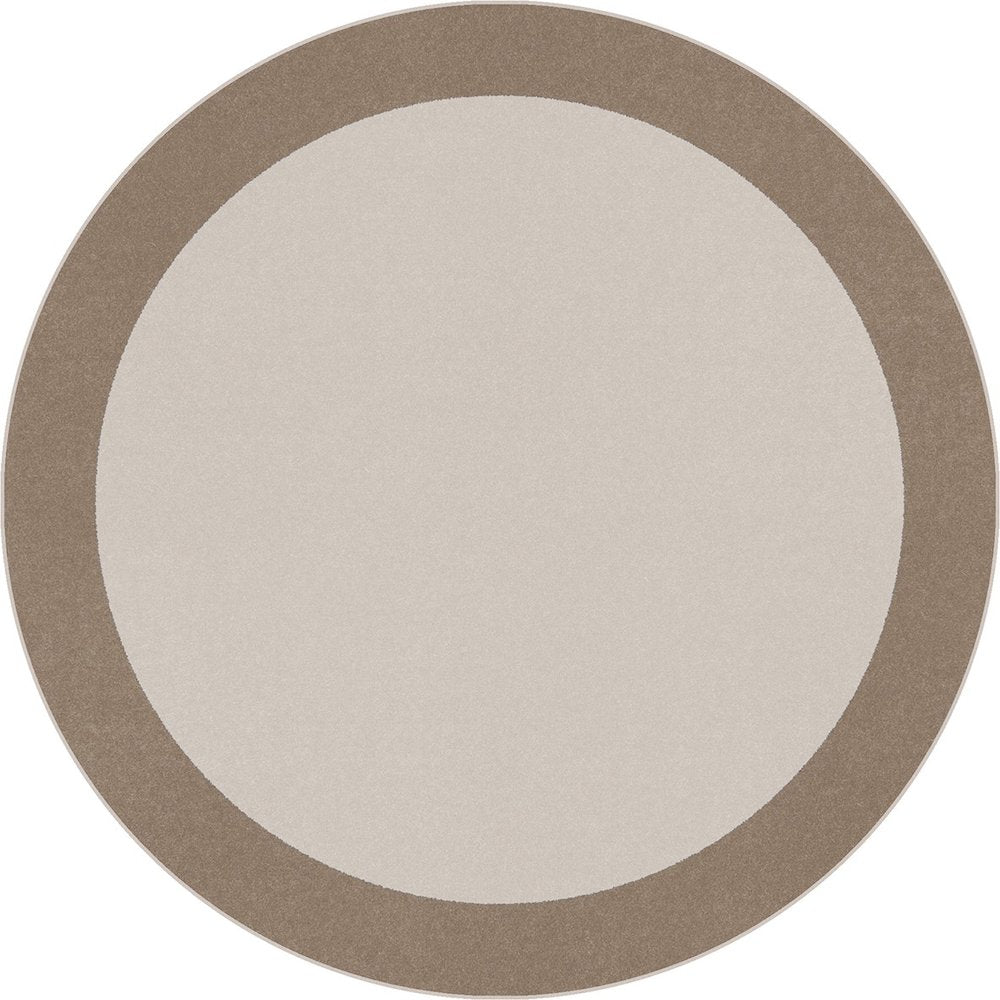Kid Essentials Easy Going 5'4" Round Area Rug in Color Neutral