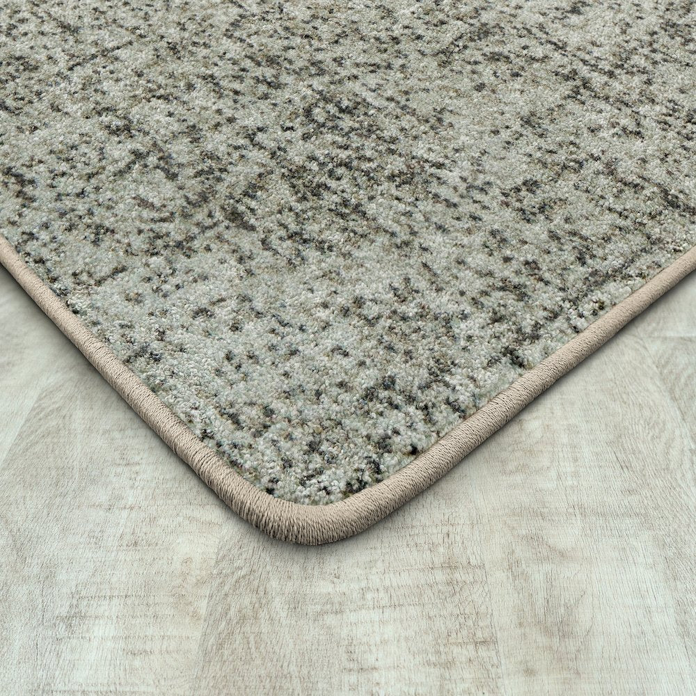 WorkSpace Etched In Stone 5'4" x 7'8" Area Rug in Color Java
