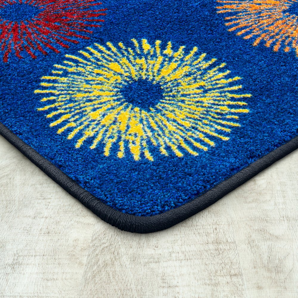Wishful Thinking 7'8" x 10'9" Area Rug in Color Rainbow