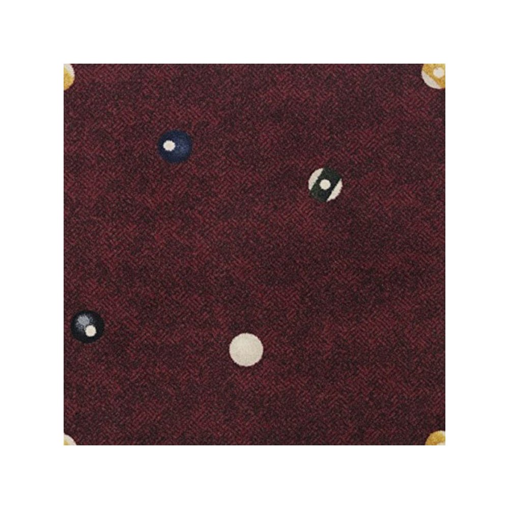 Games People Play Open Table 7'8" x 10'9" Area Rug in Color Burgundy