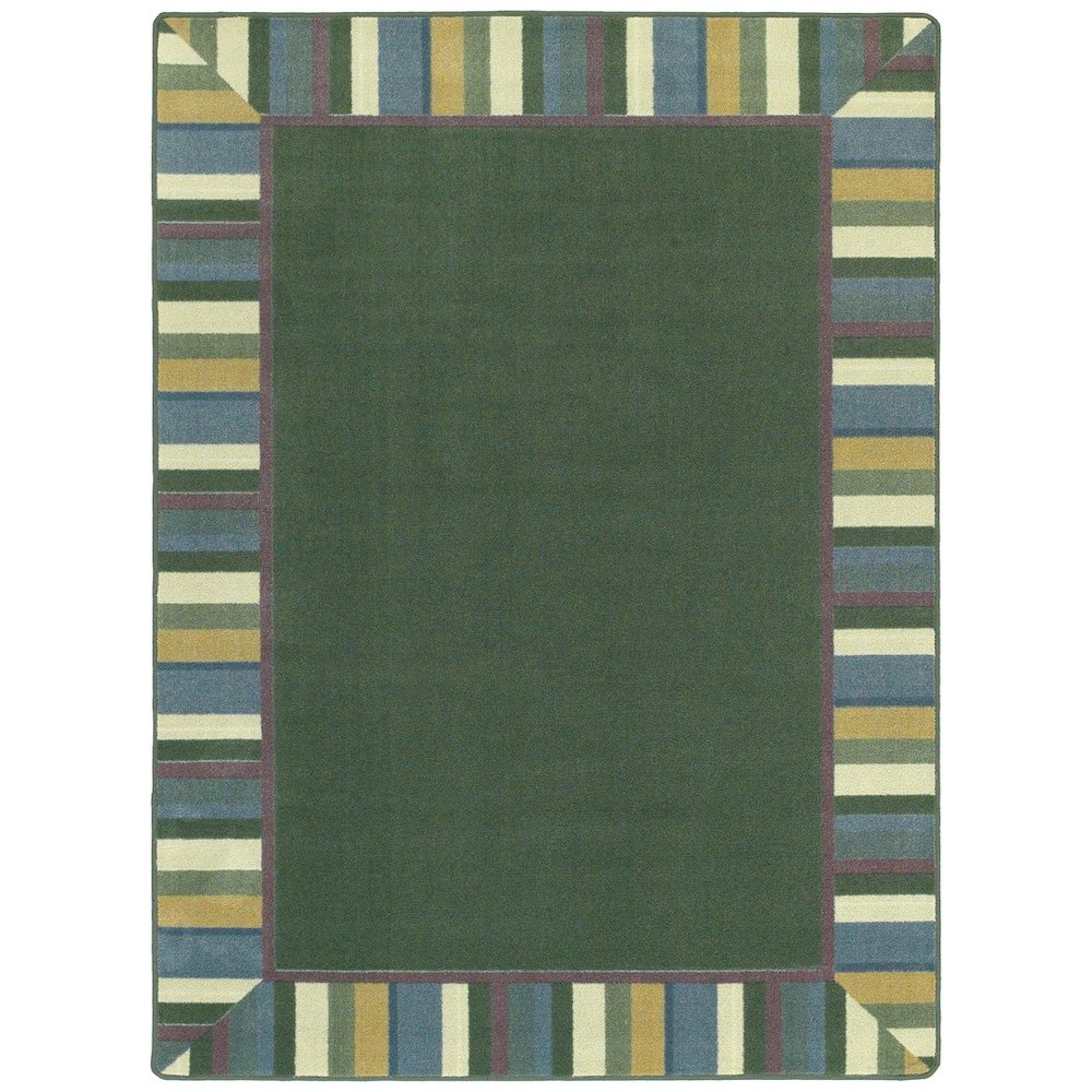 Kid Essentials Clean Green 7'8" x 10'9" Area Rug in Color Soft
