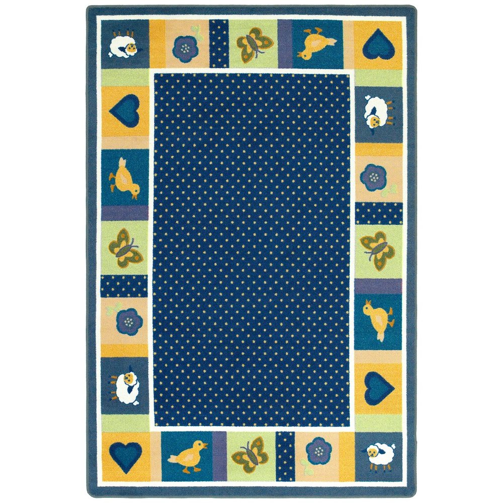 Kid Essentials Seeing Spots 7'8" x 10'9" Area Rug in Color Bold