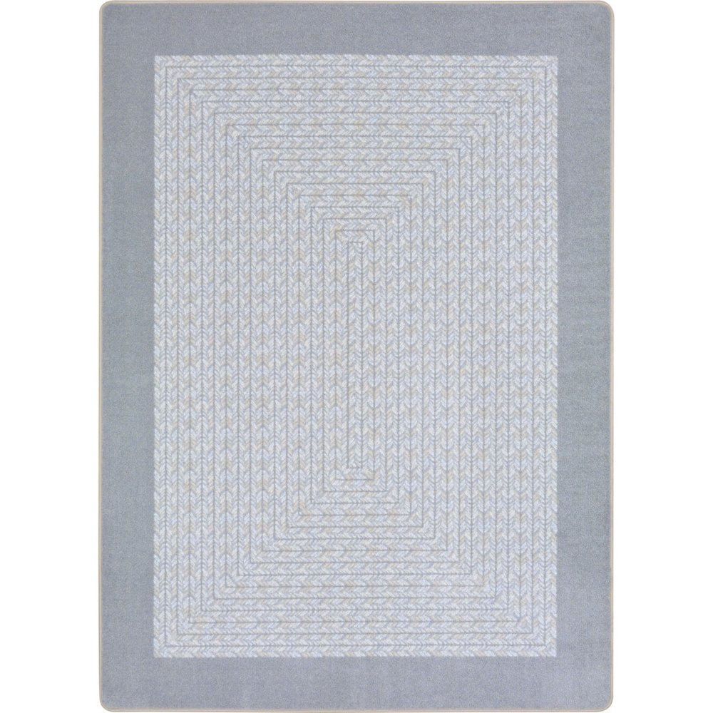 Kid Essentials Like Home 10'9" x 13'2" Area Rug in Color Silver
