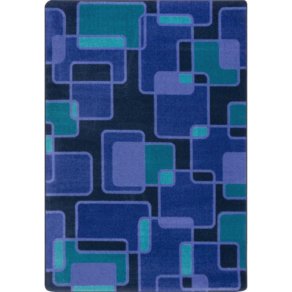 Kid Essentials Reflex 10'9" x 13'2" Area Rug in Color Violet