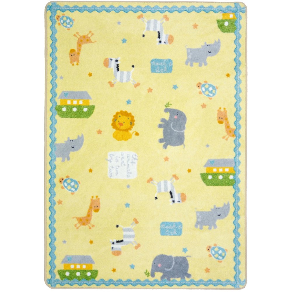 Kid Essentials Simply Noah 10'9" x 13'2" Area Rug in Color Multi