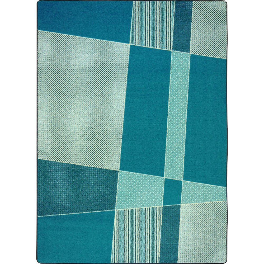Kid Essentials Spazz 10'9" x 13'2" Area Rug in Color Teal