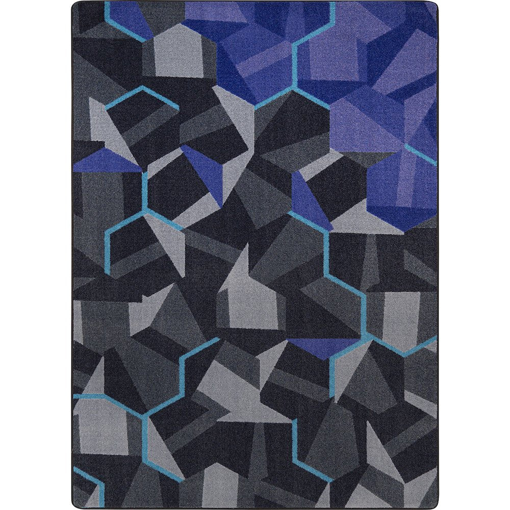 Kid Essentials Stealth 3'10" x 5'4" Area Rug in Color Violet