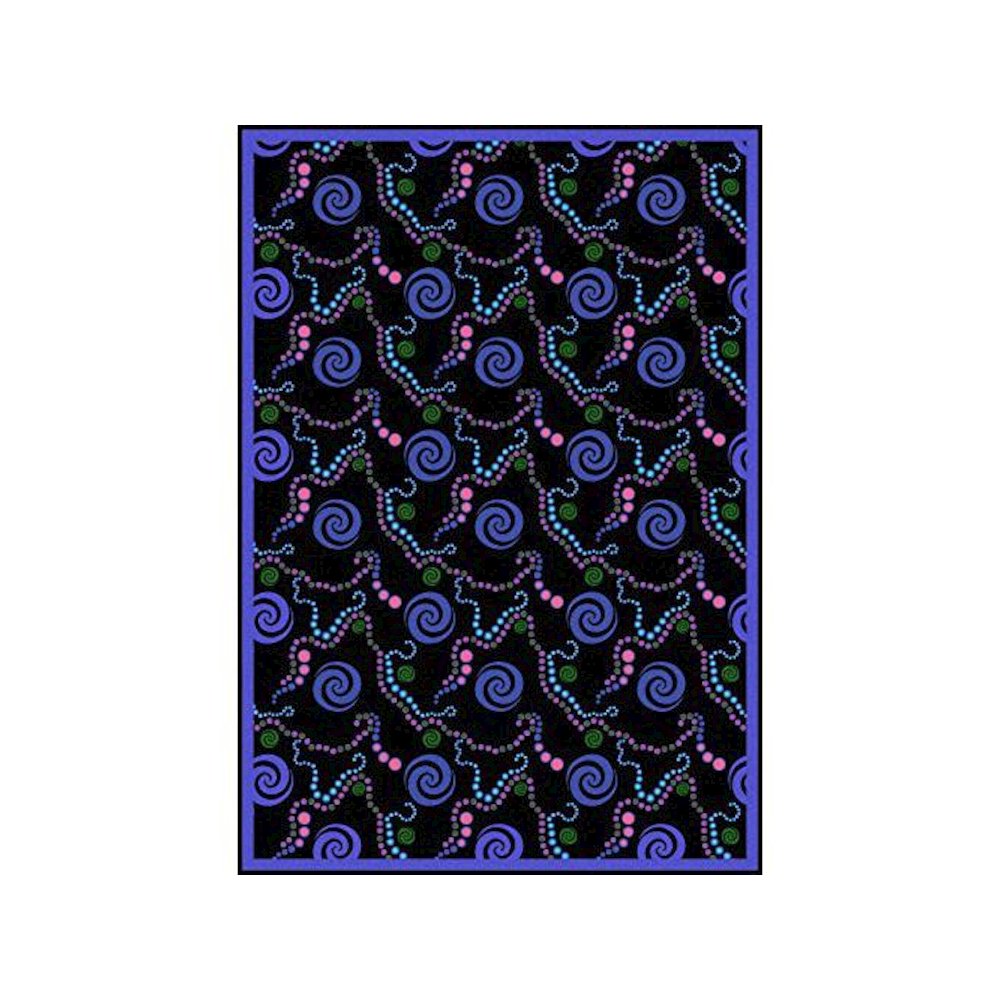 Kaleidoscope Pop Beads 3'10" x 5'4" Area Rug in Color Multi