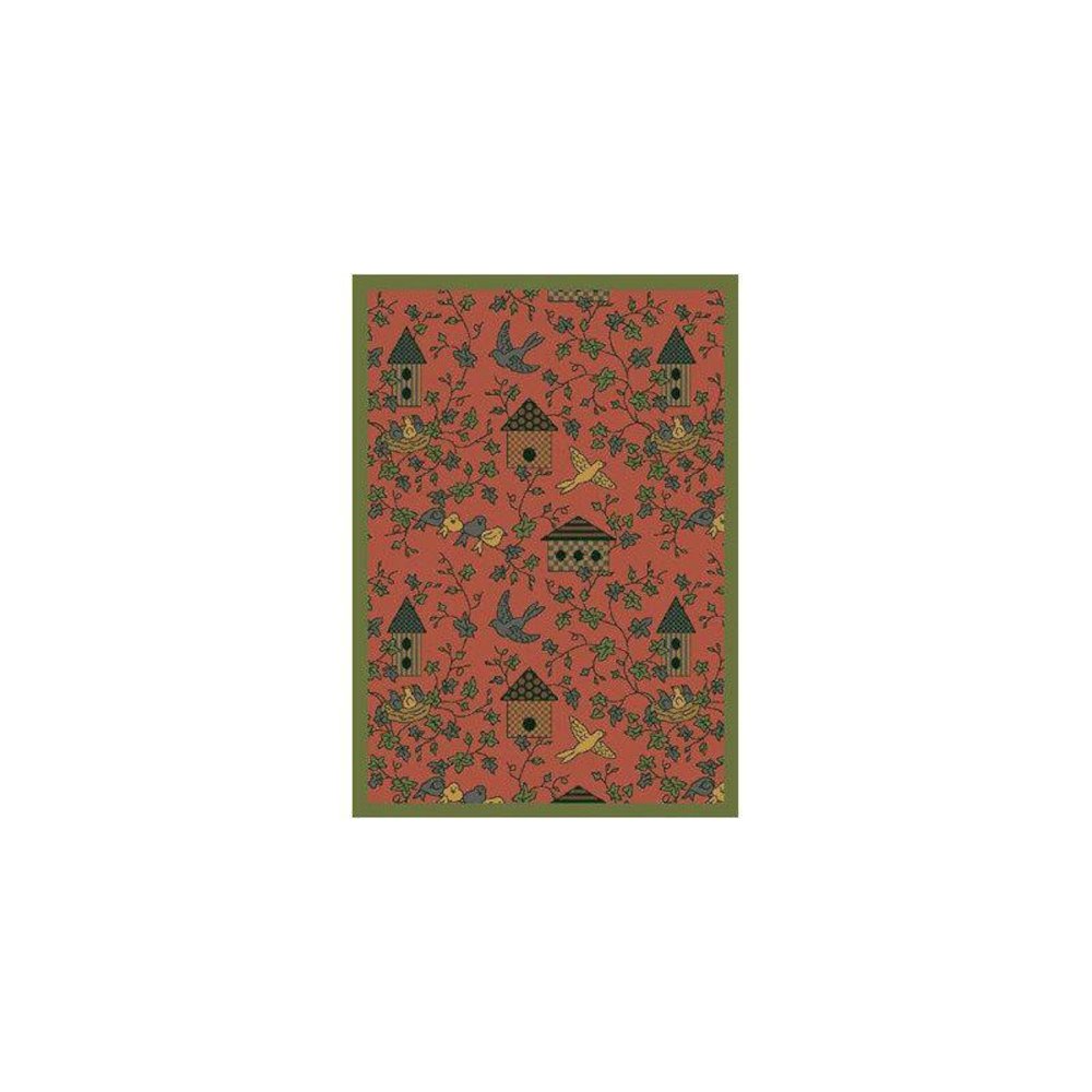 Kaleidoscope Sweet Tweet 3'10" x 5'4" Area Rug in Color Rose
