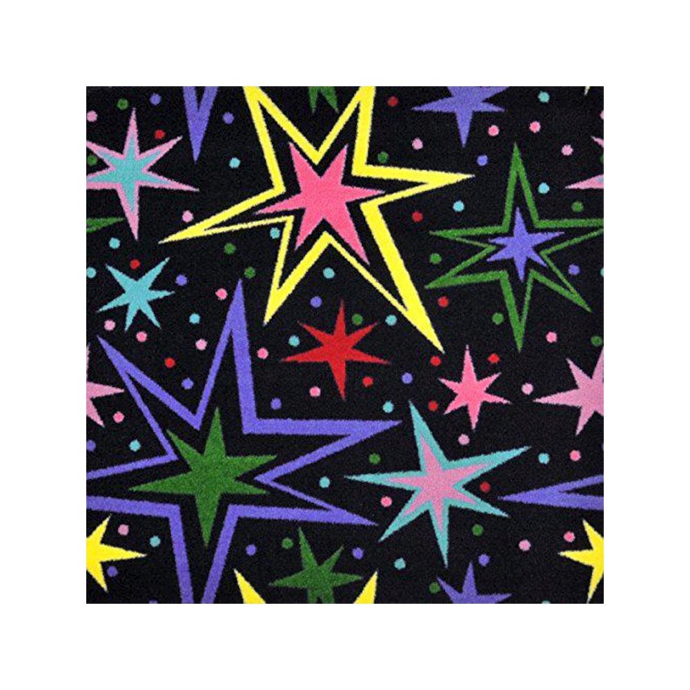 Kaleidoscope Kapow 7'8" x 10'9" Area Rug in Color Multi