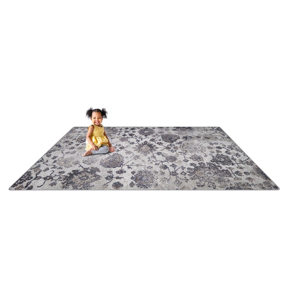 Mojave Bloom 3'10" x 5'4" Area Rug in Color Twilight