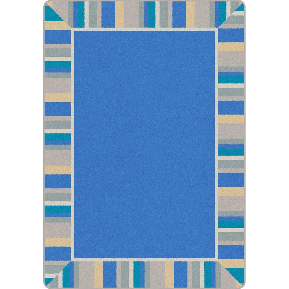 Kid Essentials Off the Cuff 3'10" x 5'4" Area Rug in Color Light Blue