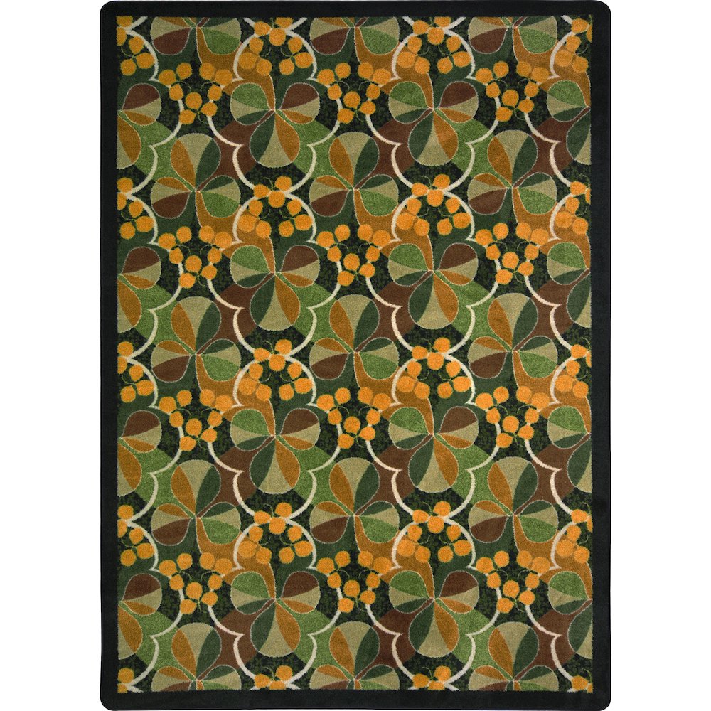 Kaleidoscope Shamrock 3'10" x 5'4" Area Rug in Color Multi