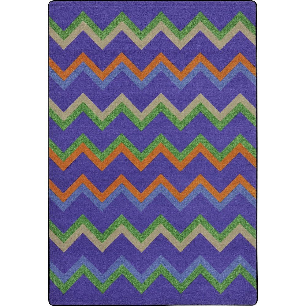 Kid Essentials Sonic 5'4" x 7'8" Area Rug in Color Violet