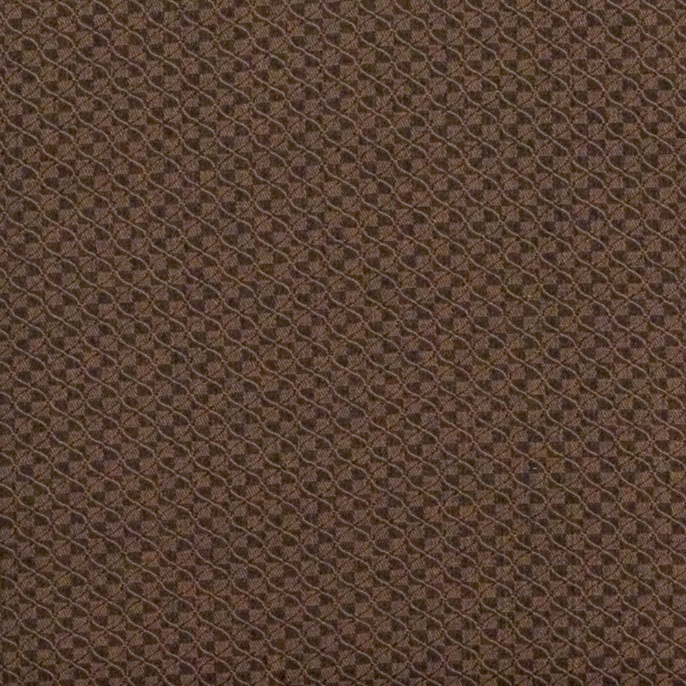 Crown Back Stacking Banquet Chair in Brown Patterned Fabric - Copper Vein Frame