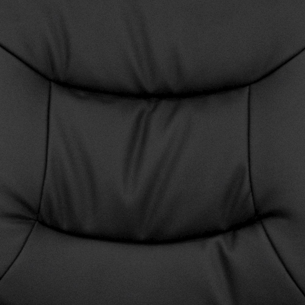 Mid-Back Black LeatherSoft Multifunction Swivel Ergonomic Task Office Chair
