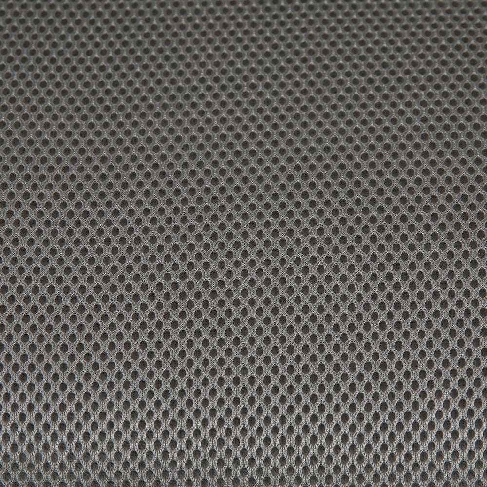 High Back Light Gray Mesh Swivel Office Chair with Black Frame and Flip-up Arms