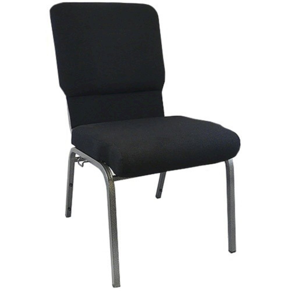 Black Church Chairs 18.5 in. Wide