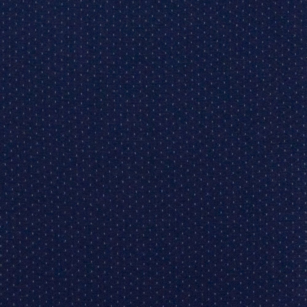 Heavy Duty Navy Blue Dot Fabric Stack Chair