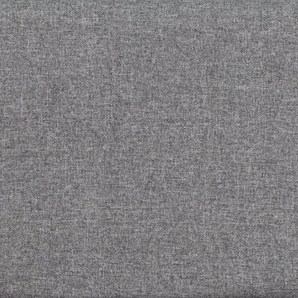 21''W Church Chair in Gray Fabric with Book Rack - Silver Vein Frame