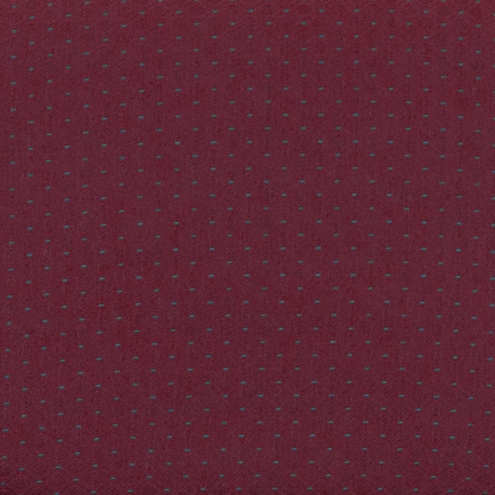 18.5''W Stacking Church Chair in Burgundy Patterned Fabric - Gold Vein Frame