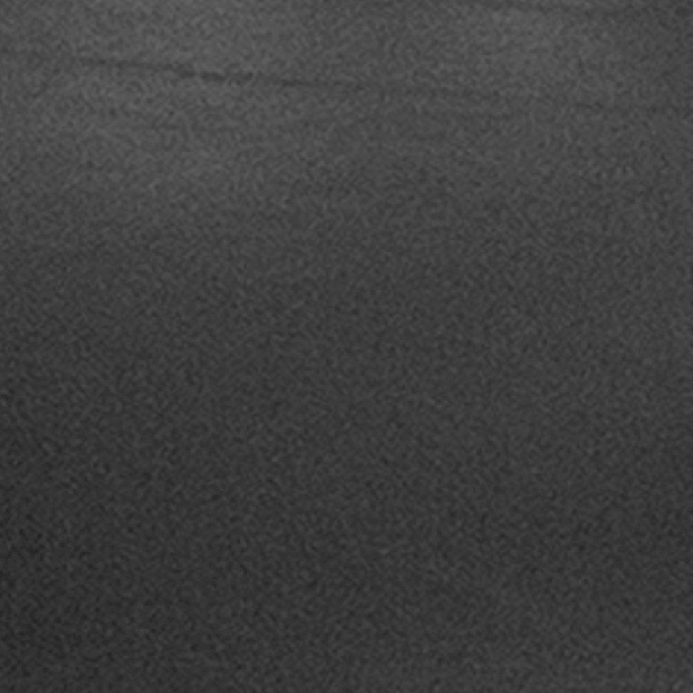 Vertical Back Black Metal and Walnut Wood Restaurant Chair with Black Vinyl Seat