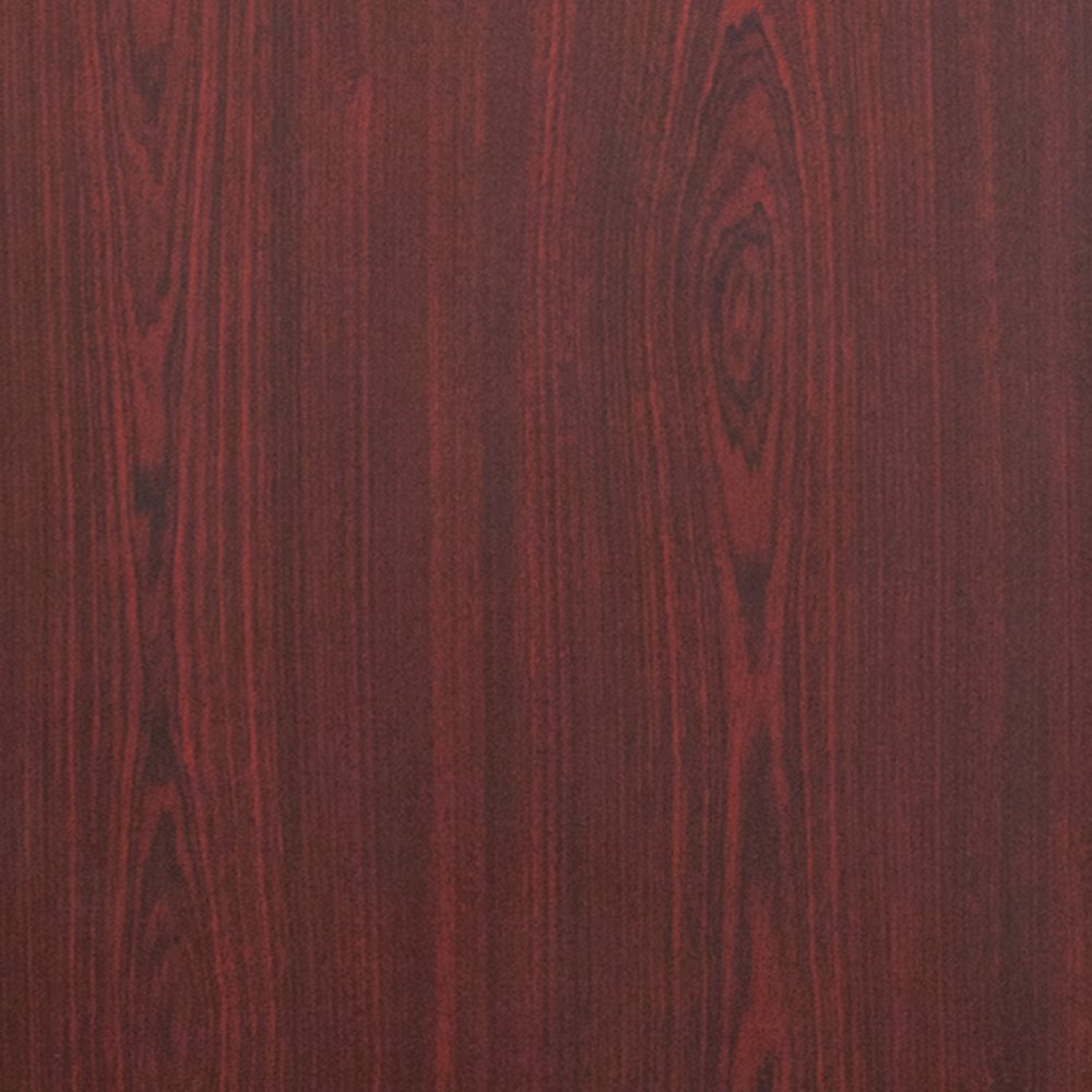 6-Foot Mahogany Melamine Laminate Folding Training Table