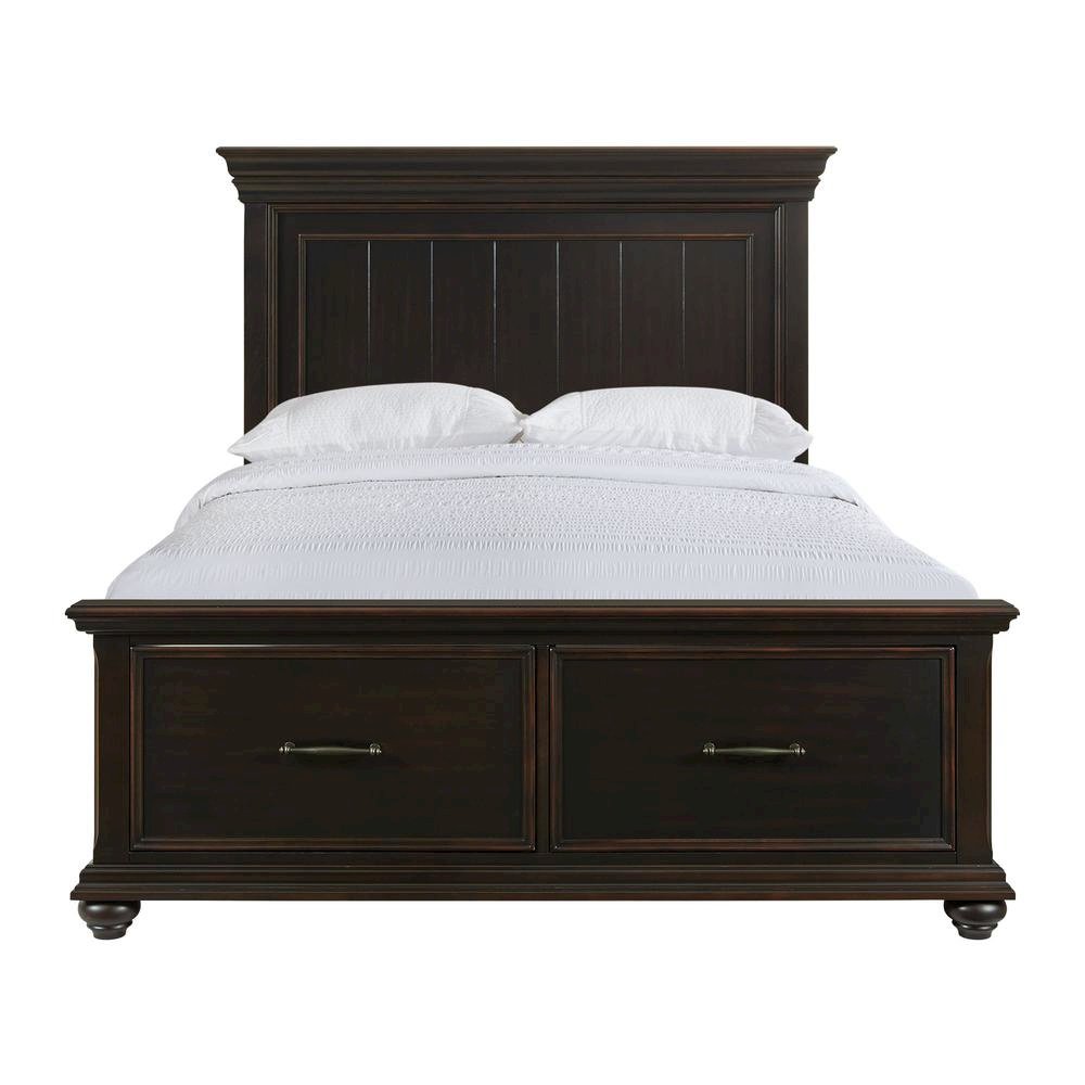 Brooks Queen Platform Storage Bed in Black