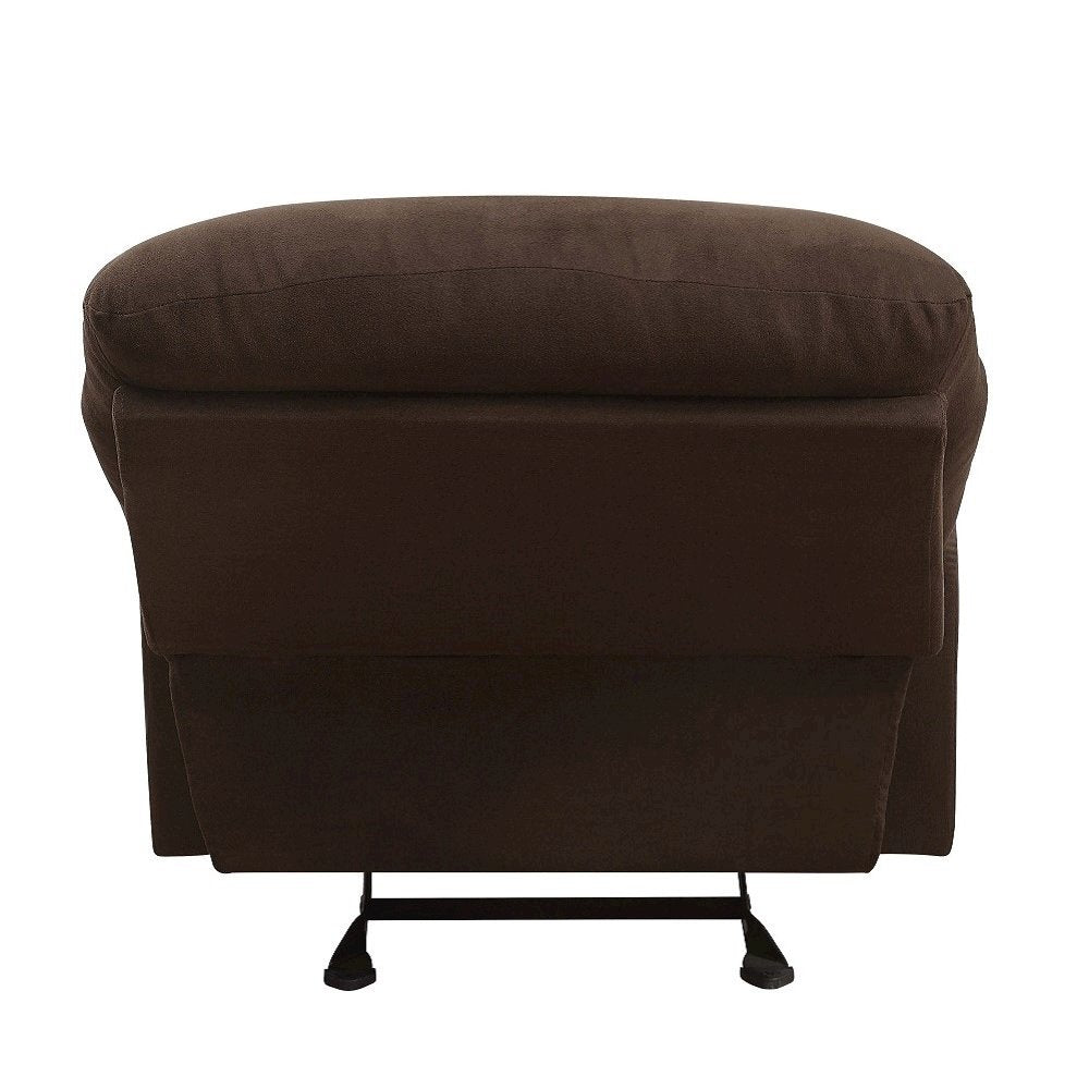Arcadia Motion Glider Recliner, Chocolate Microfiber