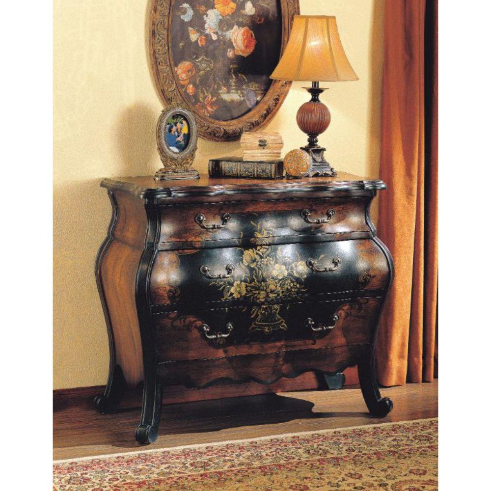 Roma Chest, Oak & Antique Black