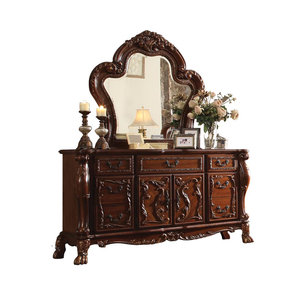 Dresden Mirror, Cherry Oak