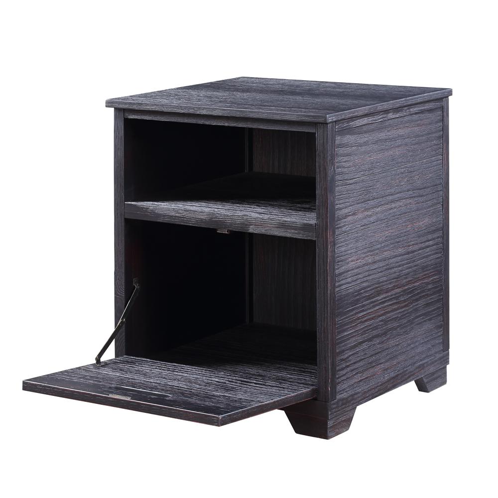 Kamilia End Table, Antique Black