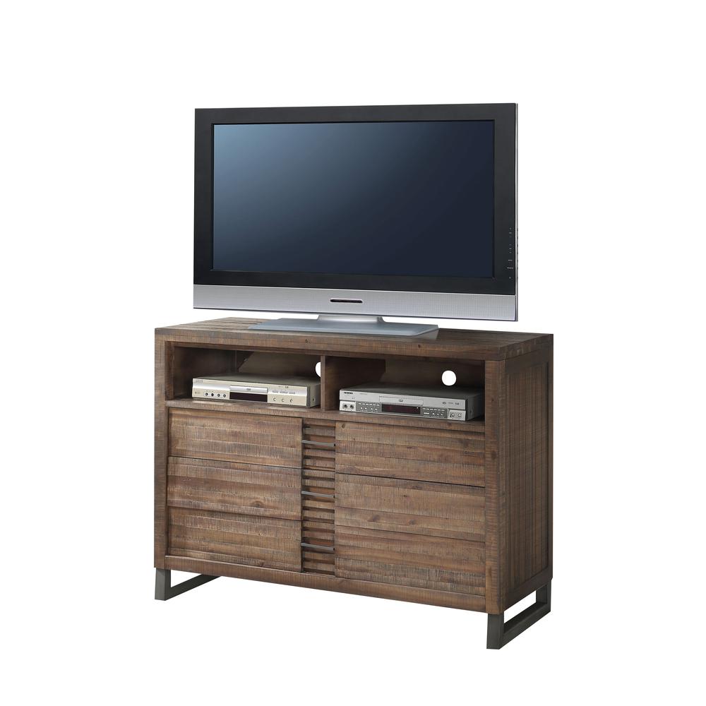 Andria Queen Bed, Reclaimed Oak