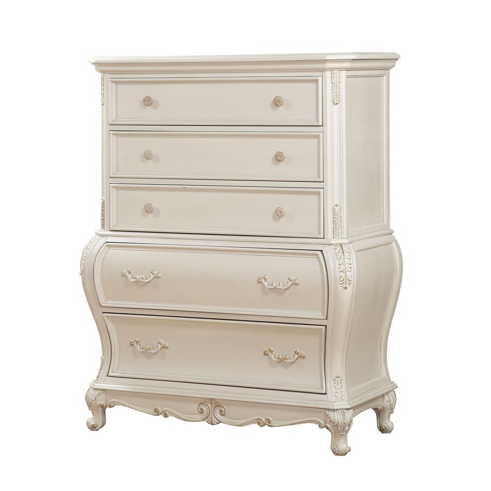 Chantelle Chest, Pearl White