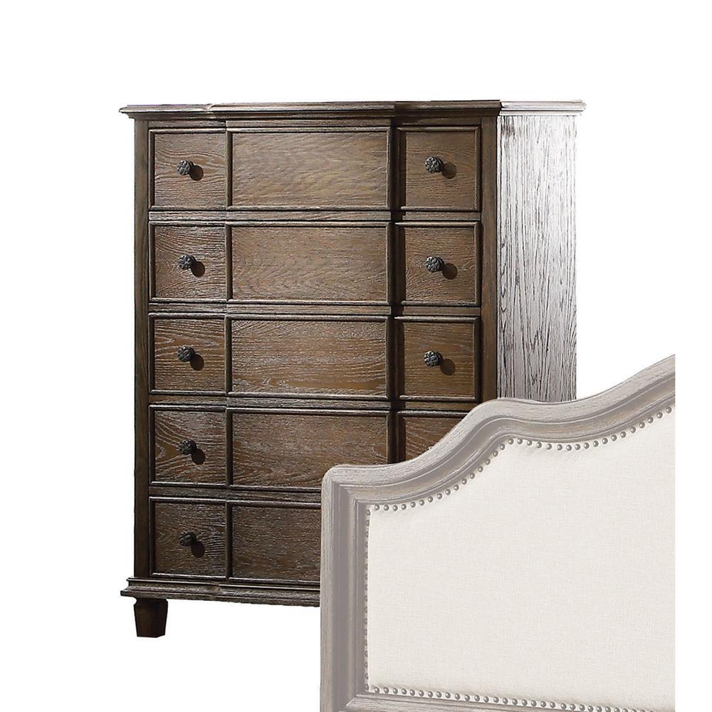 Baudouin Chest, Weathered Oak