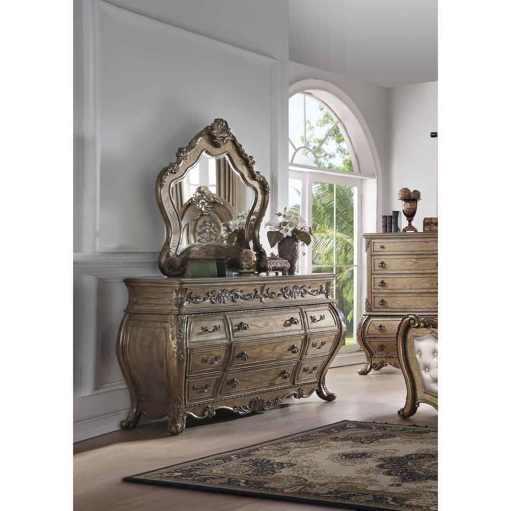Ragenardus Mirror, Vintage Oak