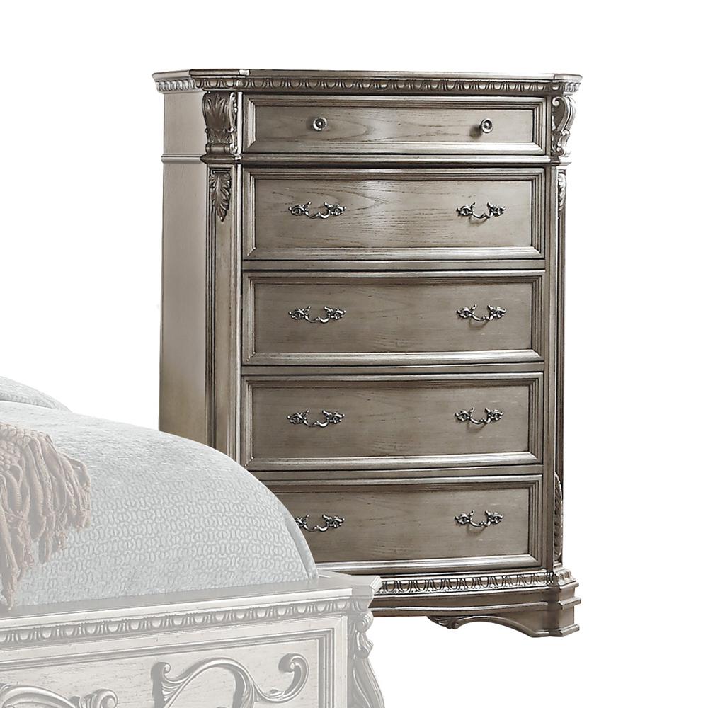 Northville Chest, Antique Silver