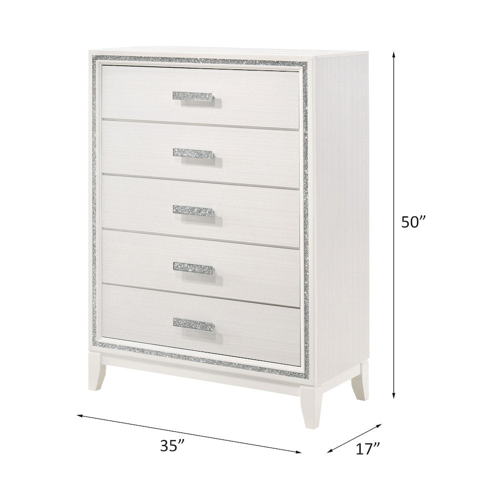 Haiden Chest, White