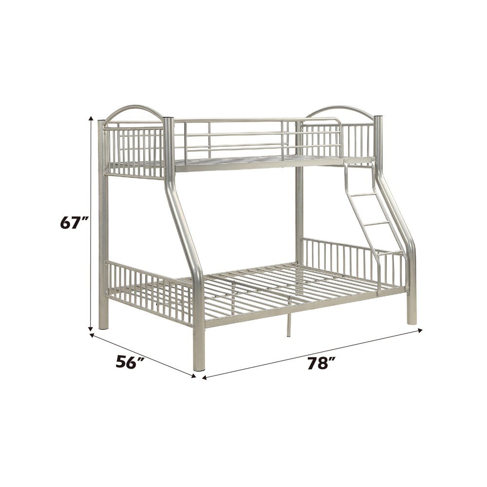 Cayelynn Bunk Bed (T/F), Silver
