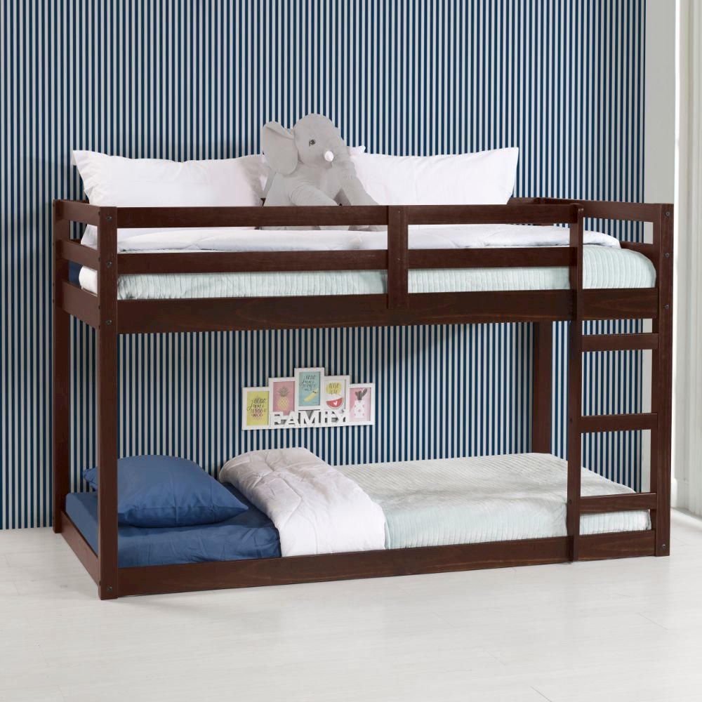 Gaston Twin Loft Bed, Espresso