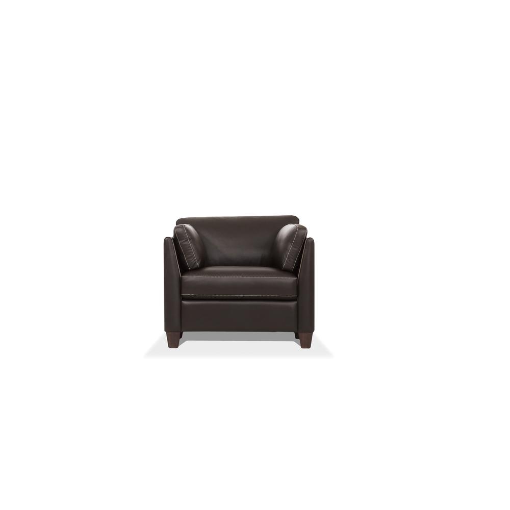 Matias Chair, Chocolate Top Grain Leather