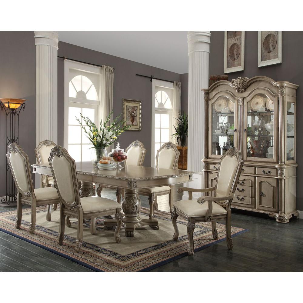 Chateau de Ville Dining Table, Antique White