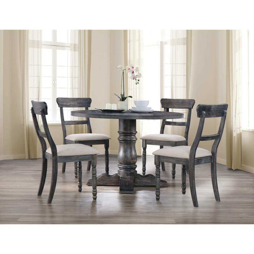Leventis Dining Table, Weathered Gray