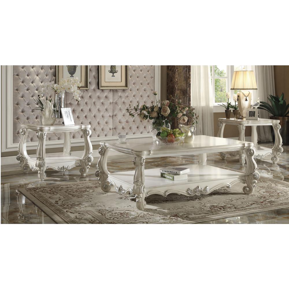 Versailles Coffee Table, Bone White
