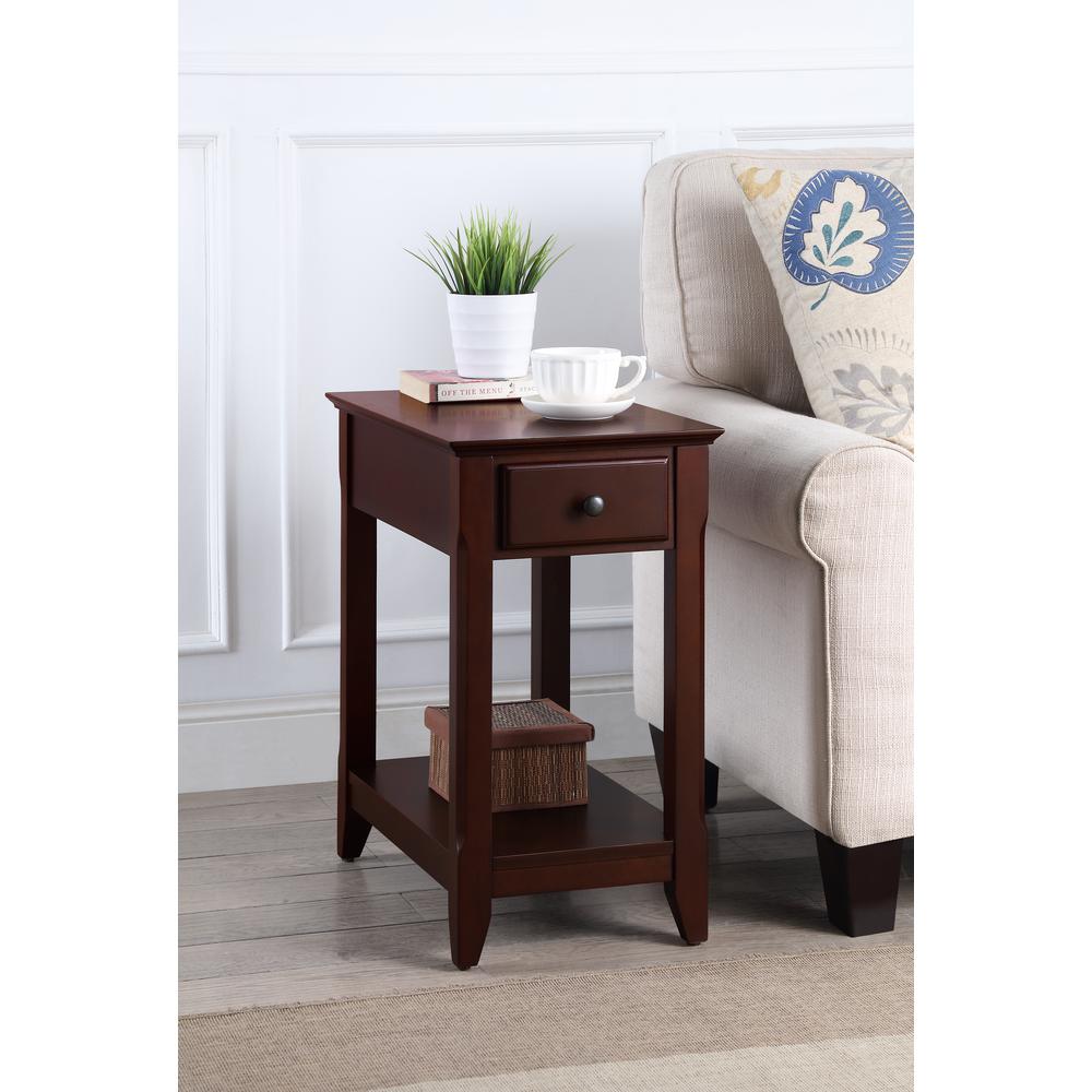 Bertie Accent Table, Espresso