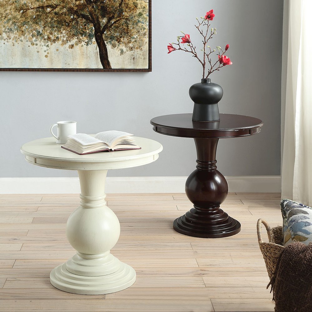 Alyx Accent Table, Antique White