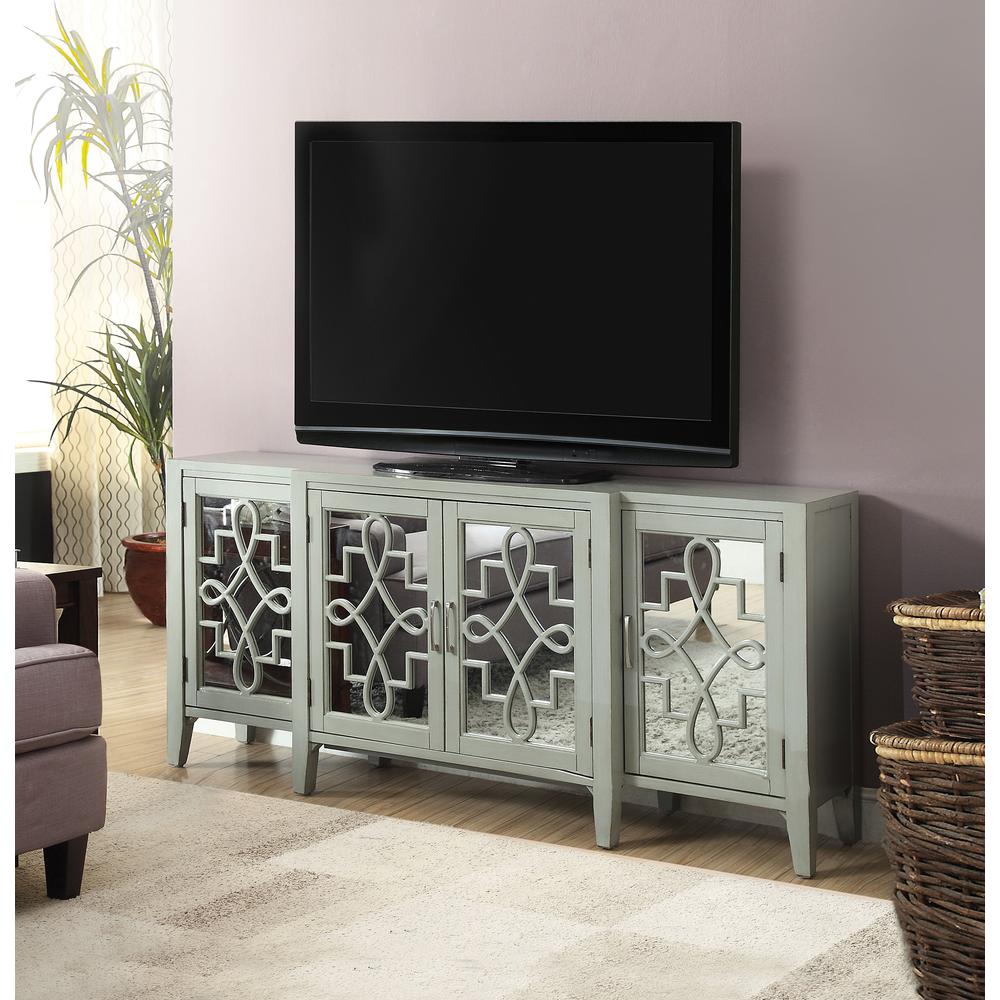 Kacia Console Cabinet, Antique Gray