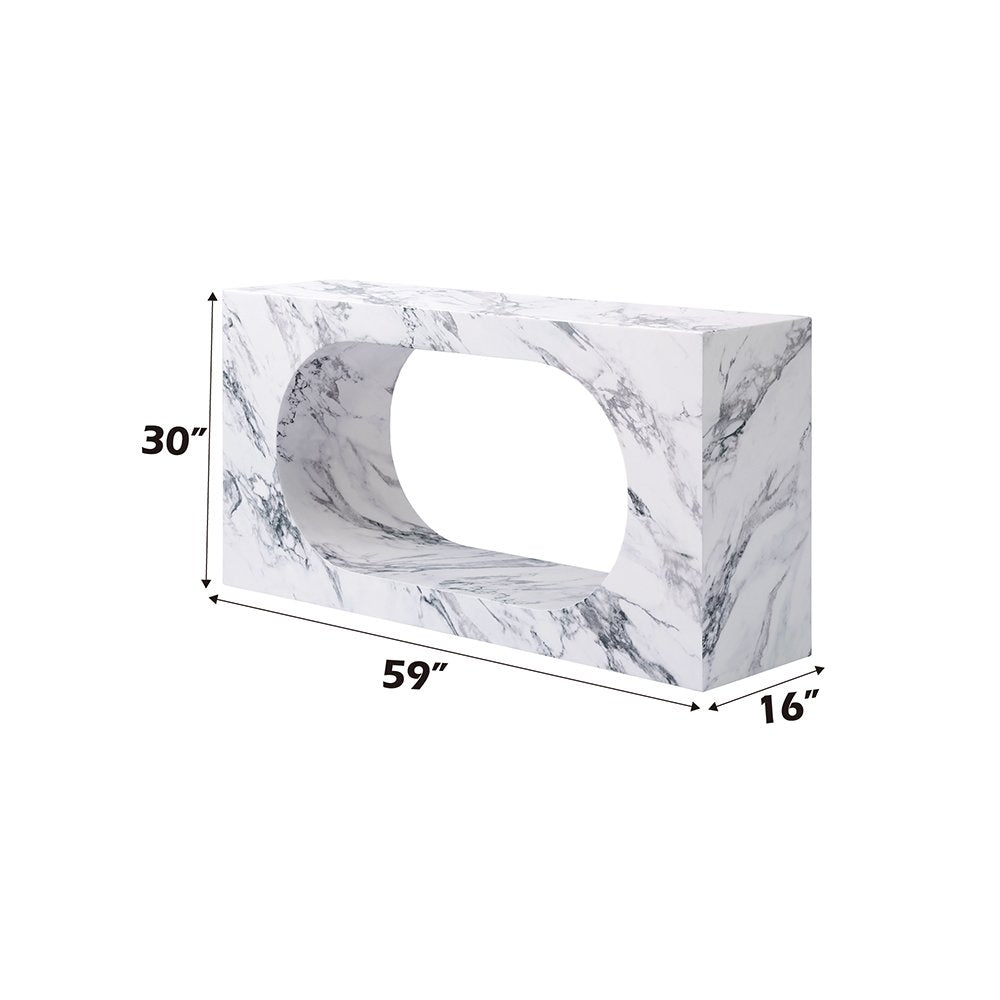 Fritzy Console Table, Engineered Stone
