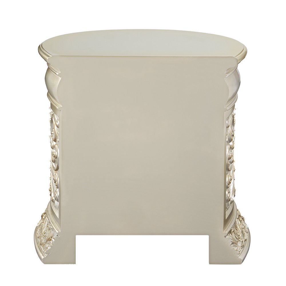 Sorina Nightstand, Antique Gold